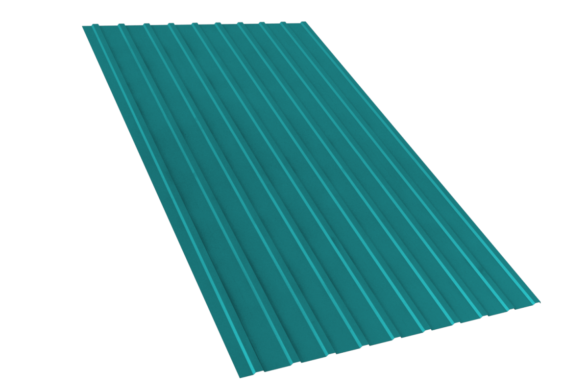Профнастил RAL 5021 С 10 Sokrof 0,45*1100*