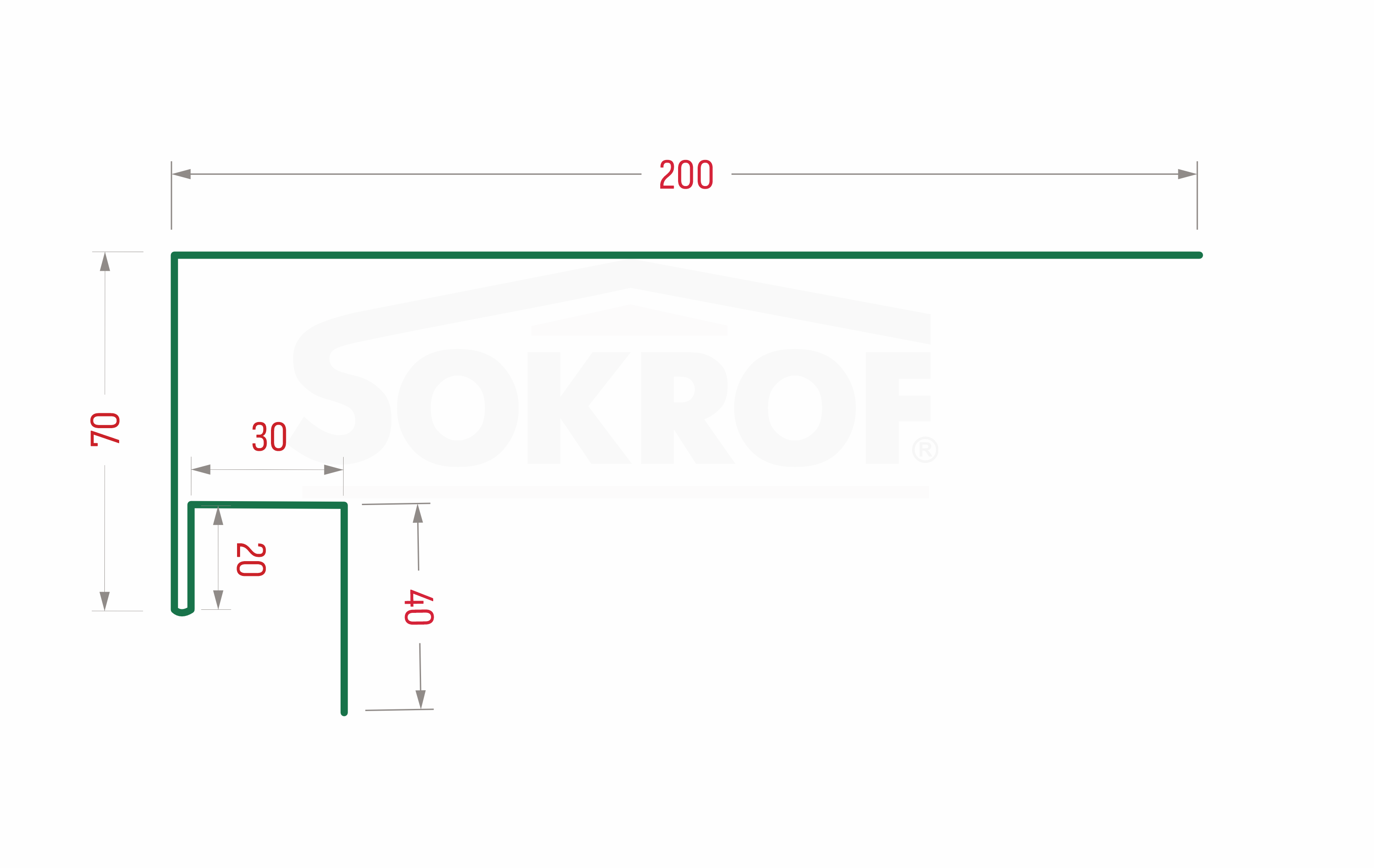 Приоконная планка (блок-хаус) PRINT Светл дерево ДУБ 3D 0,5 200*70*20*30*40*3000
