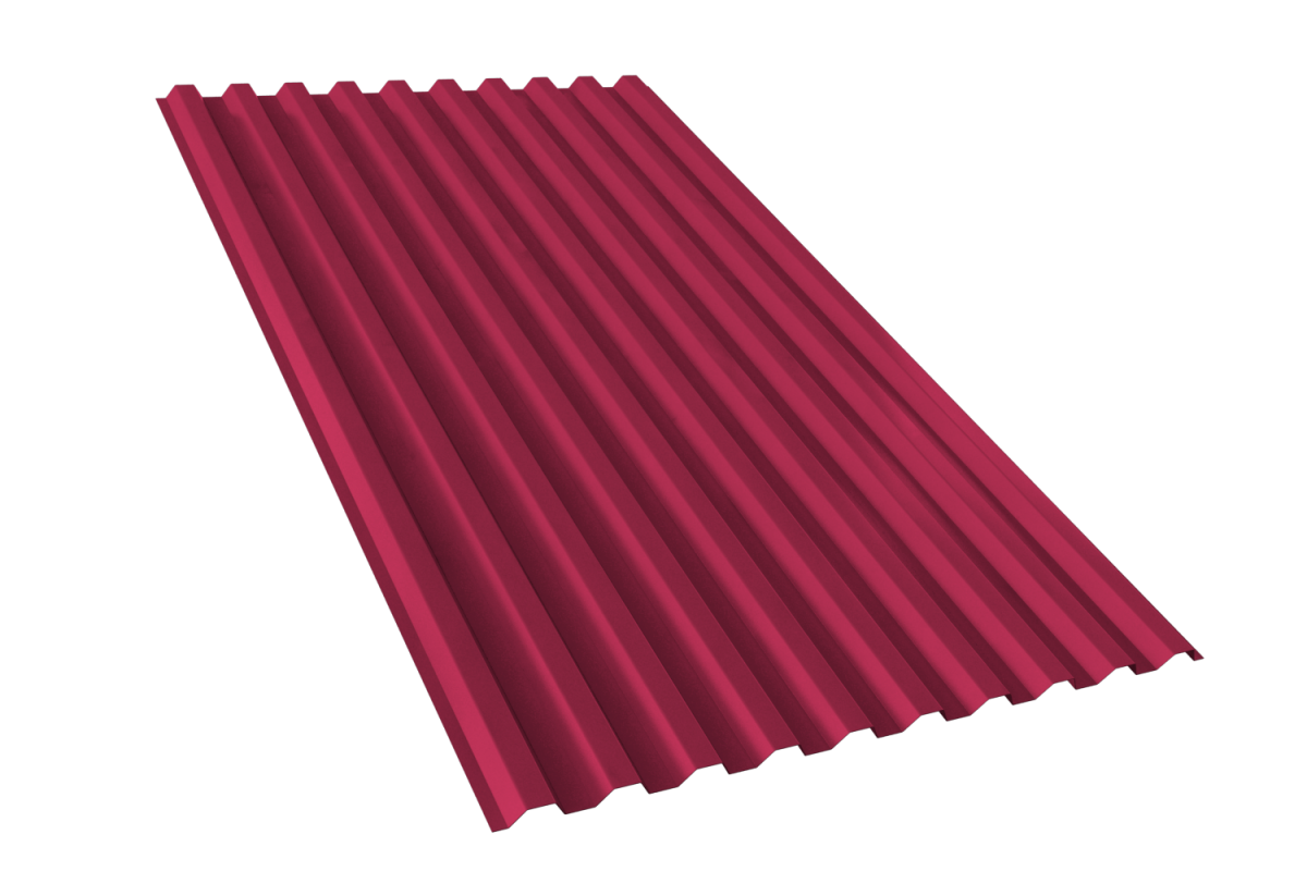 Профнастил RAL 3005 С 21 Sokrof 0,45*1000*