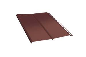 Сайдинг металлический гофрированный Эко-Брус RAL 8017 Sokrof 0,45 Texture
