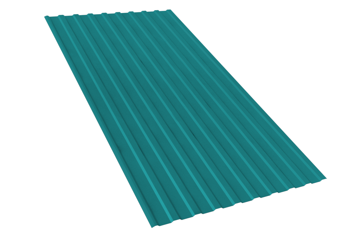 Профнастил RAL 5021 МП 20 Sokrof 0,45*1100*
